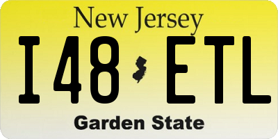 NJ license plate I48ETL