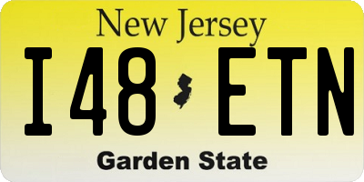 NJ license plate I48ETN