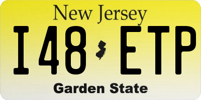 NJ license plate I48ETP
