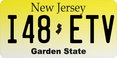 NJ license plate I48ETV