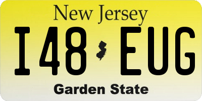 NJ license plate I48EUG