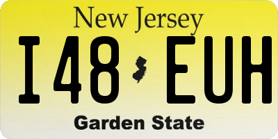 NJ license plate I48EUH