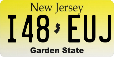 NJ license plate I48EUJ