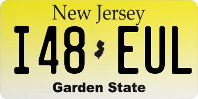NJ license plate I48EUL
