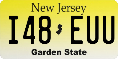NJ license plate I48EUU