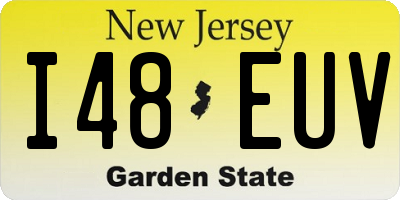 NJ license plate I48EUV