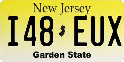 NJ license plate I48EUX