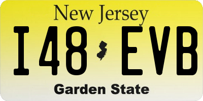 NJ license plate I48EVB