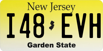 NJ license plate I48EVH