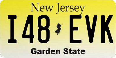 NJ license plate I48EVK