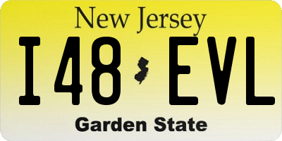 NJ license plate I48EVL