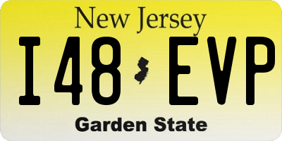 NJ license plate I48EVP