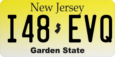 NJ license plate I48EVQ