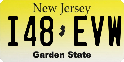 NJ license plate I48EVW