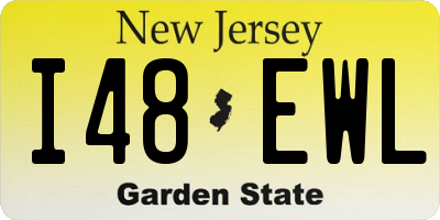 NJ license plate I48EWL