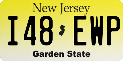NJ license plate I48EWP
