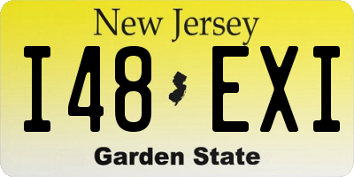 NJ license plate I48EXI
