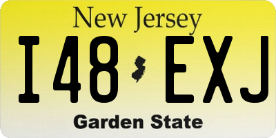 NJ license plate I48EXJ