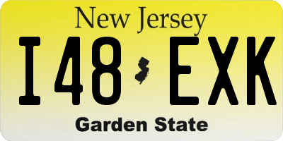NJ license plate I48EXK