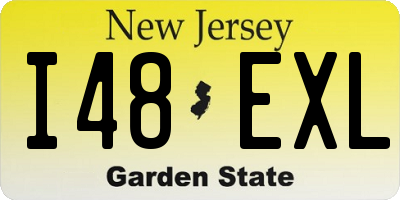 NJ license plate I48EXL