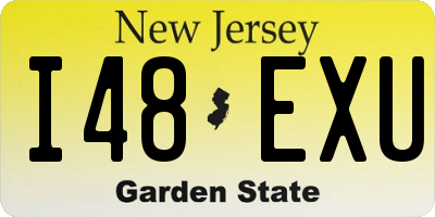 NJ license plate I48EXU