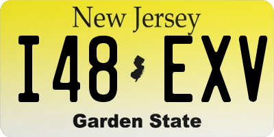 NJ license plate I48EXV