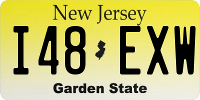 NJ license plate I48EXW
