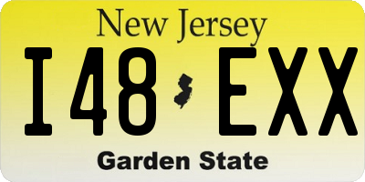 NJ license plate I48EXX