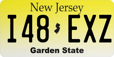 NJ license plate I48EXZ