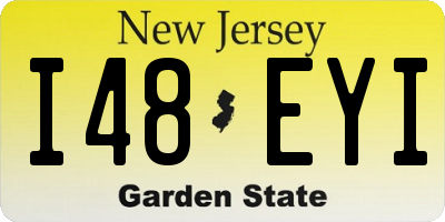 NJ license plate I48EYI