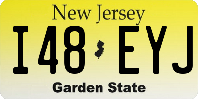 NJ license plate I48EYJ