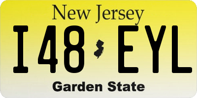 NJ license plate I48EYL