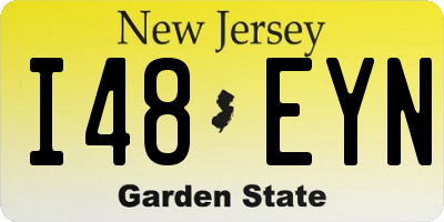 NJ license plate I48EYN