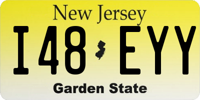 NJ license plate I48EYY