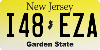 NJ license plate I48EZA