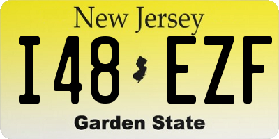 NJ license plate I48EZF