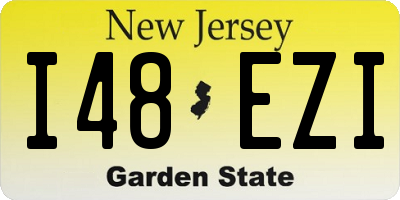 NJ license plate I48EZI
