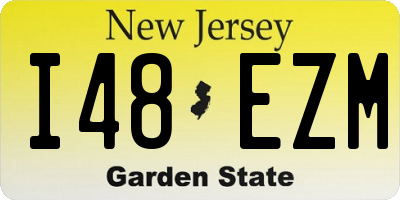 NJ license plate I48EZM