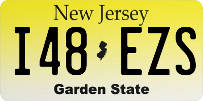NJ license plate I48EZS