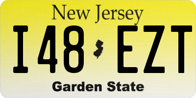 NJ license plate I48EZT