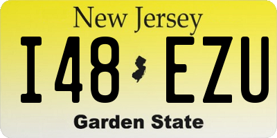NJ license plate I48EZU