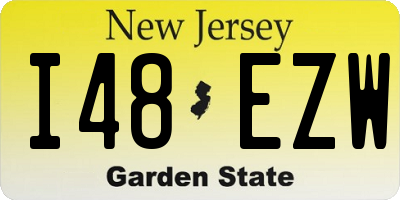 NJ license plate I48EZW