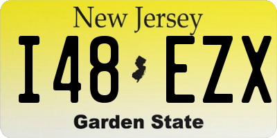NJ license plate I48EZX