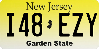 NJ license plate I48EZY