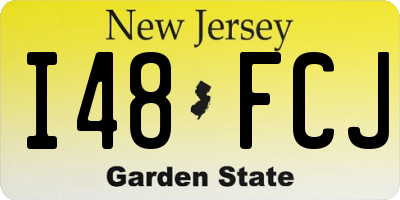 NJ license plate I48FCJ