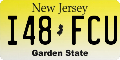 NJ license plate I48FCU