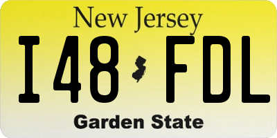 NJ license plate I48FDL