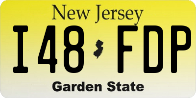 NJ license plate I48FDP