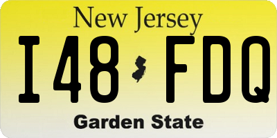 NJ license plate I48FDQ