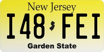 NJ license plate I48FEI